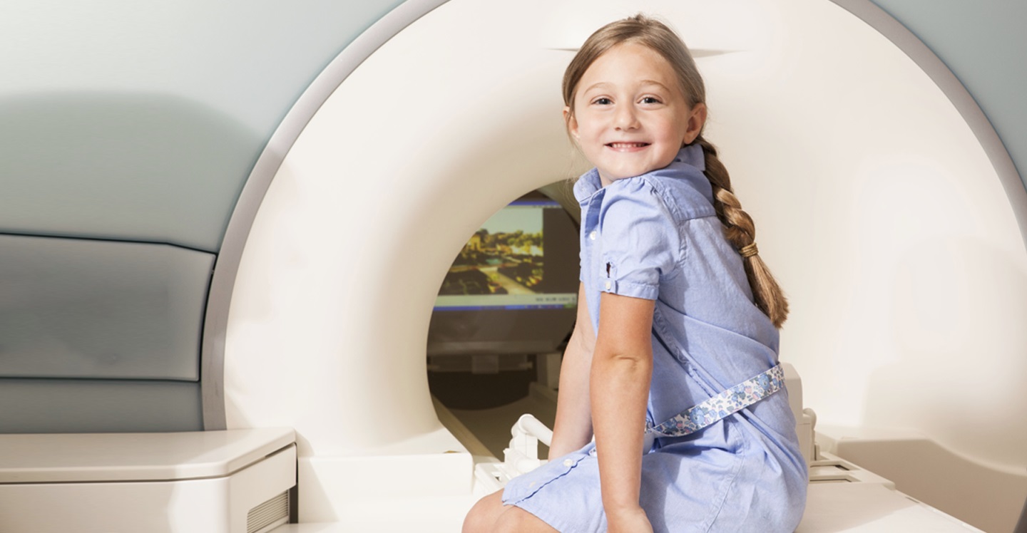 Young girl awaiting MRI at Children’s 