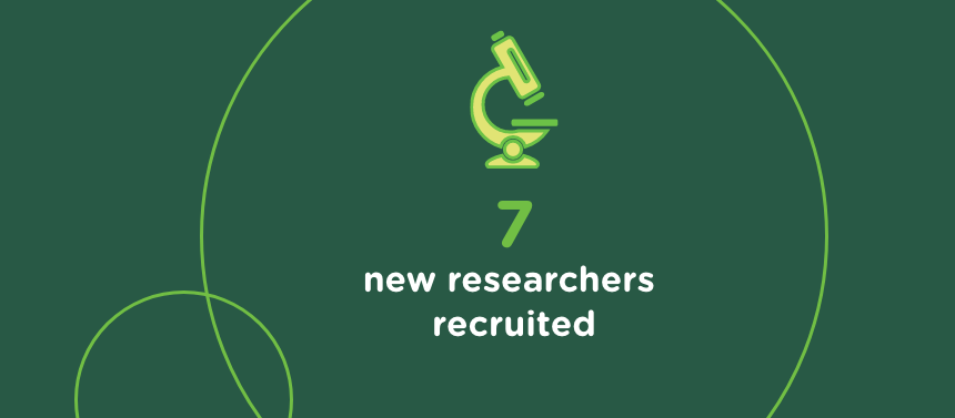 new researchers recruited