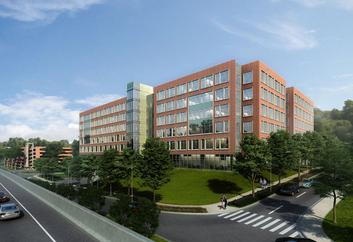rendering of new support building for children's healthcare of atlanta staff